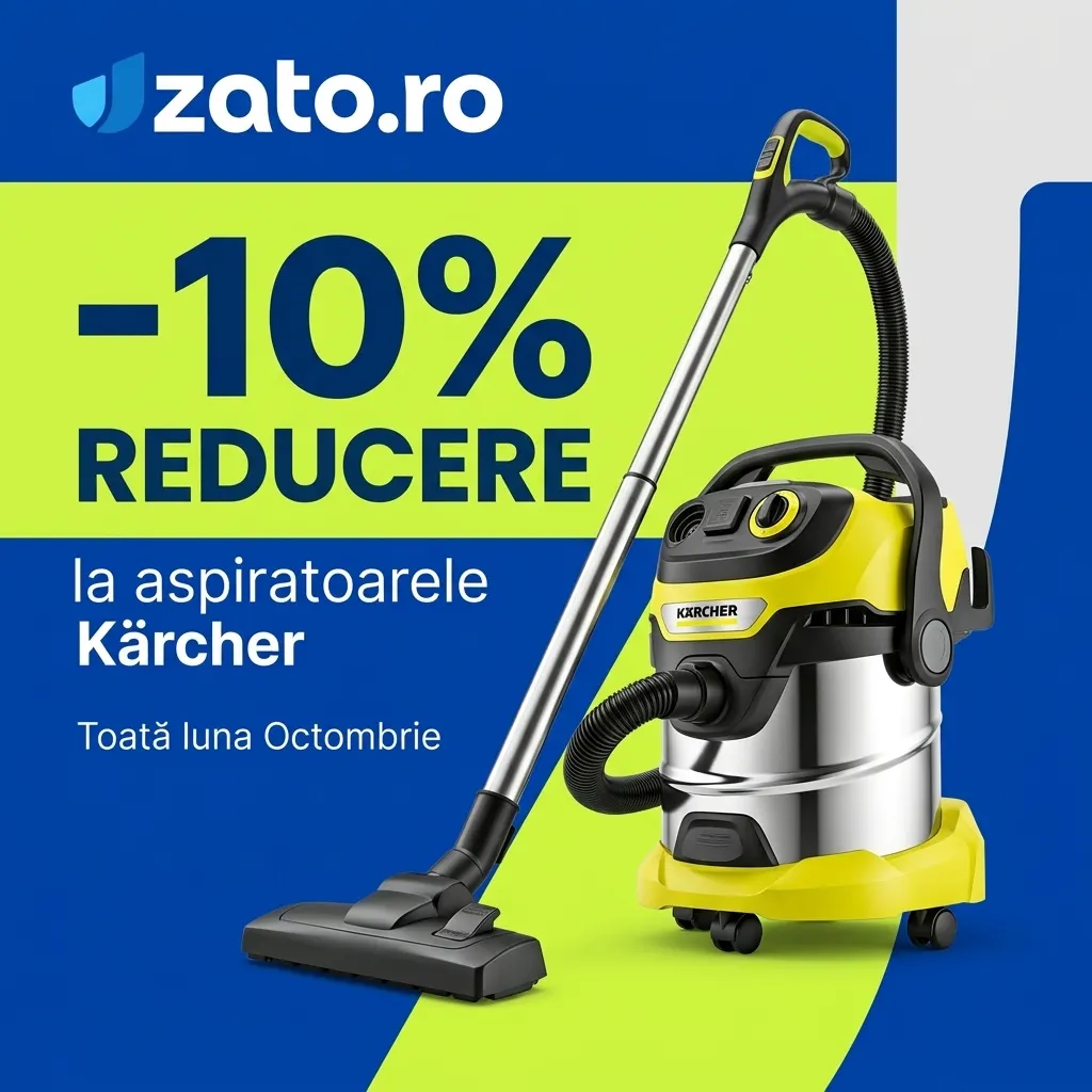 10% reducere la aspiratoarele karcher to