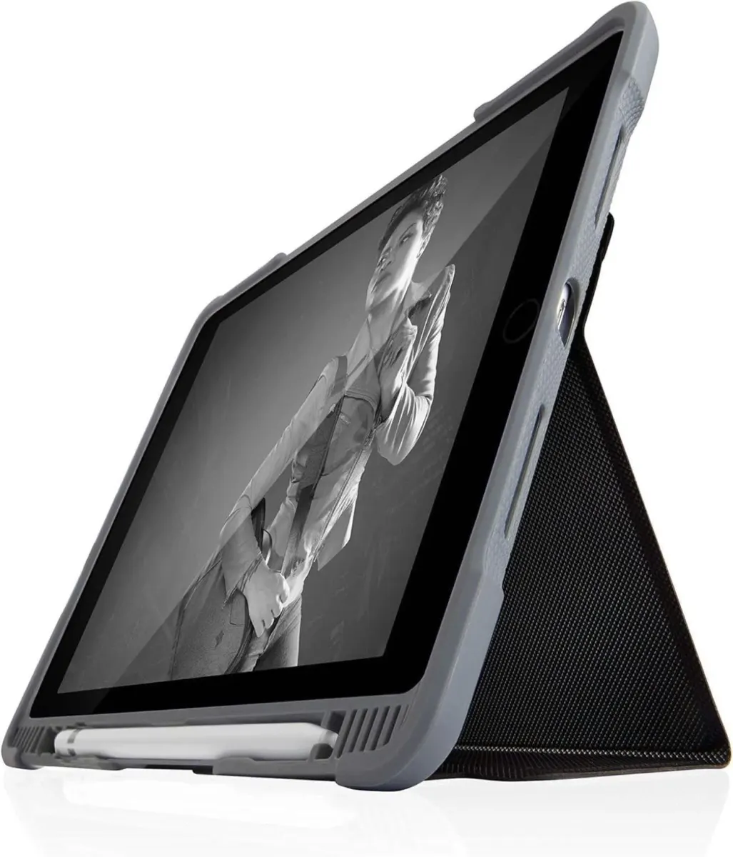 Husă STM Dux Plus Duo pentru Apple iPad mini 5 7,9" (2019), Negru