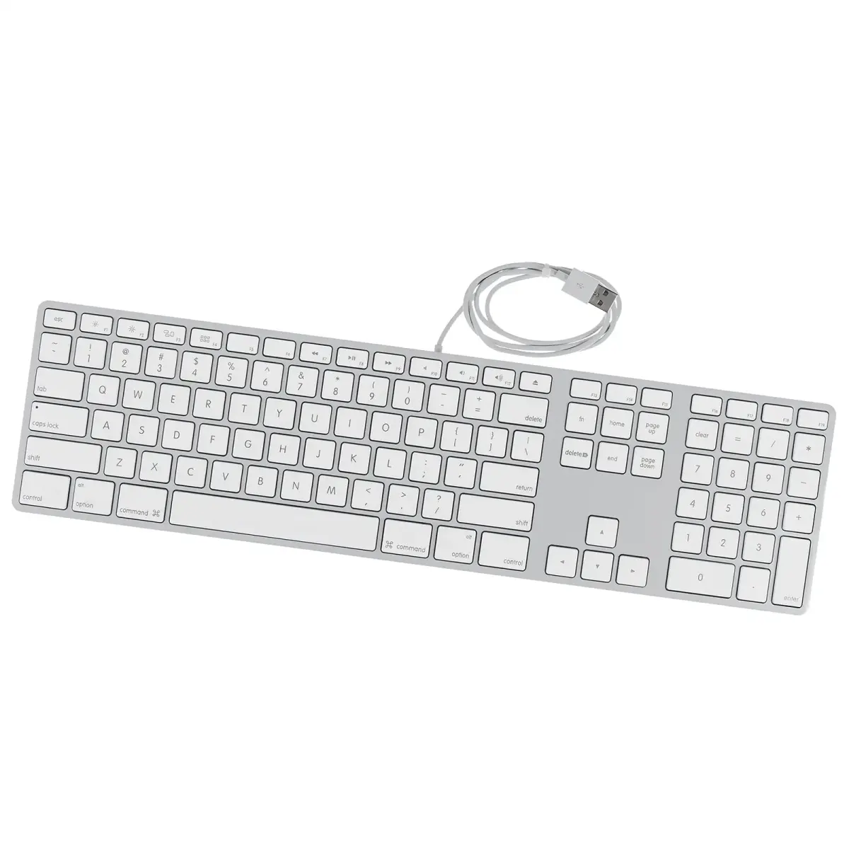 Tastatură Apple cu fir USB, cu tastatură numerică (A1243)